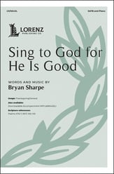 Sing to God for He Is Good SATB choral sheet music cover